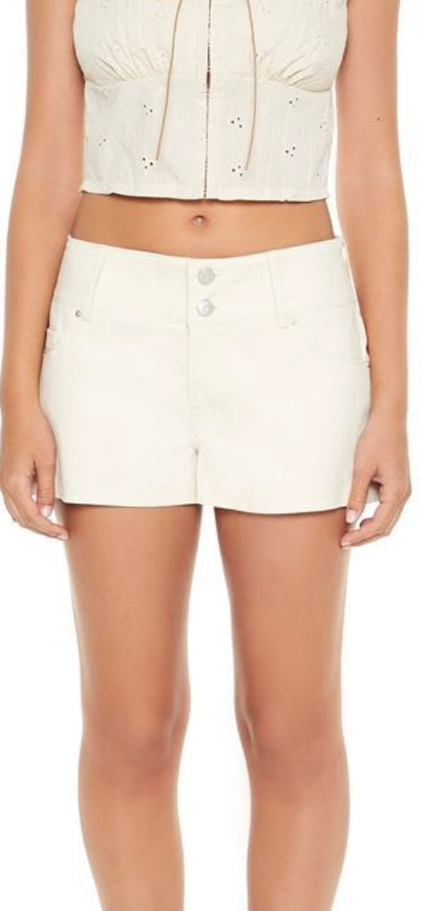 Geode Design Women's Small Low Rise Corduroy Shorts