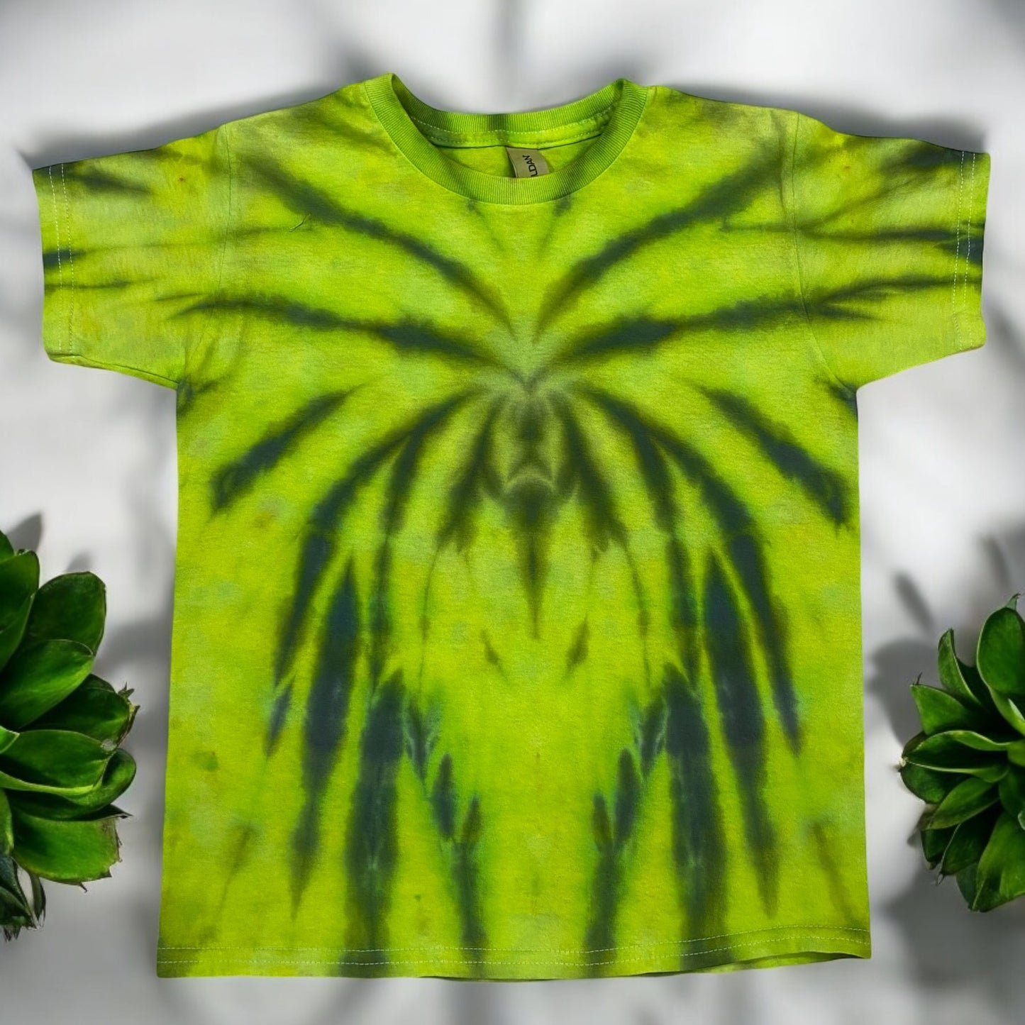 Spider Design Youth Small Neon Green