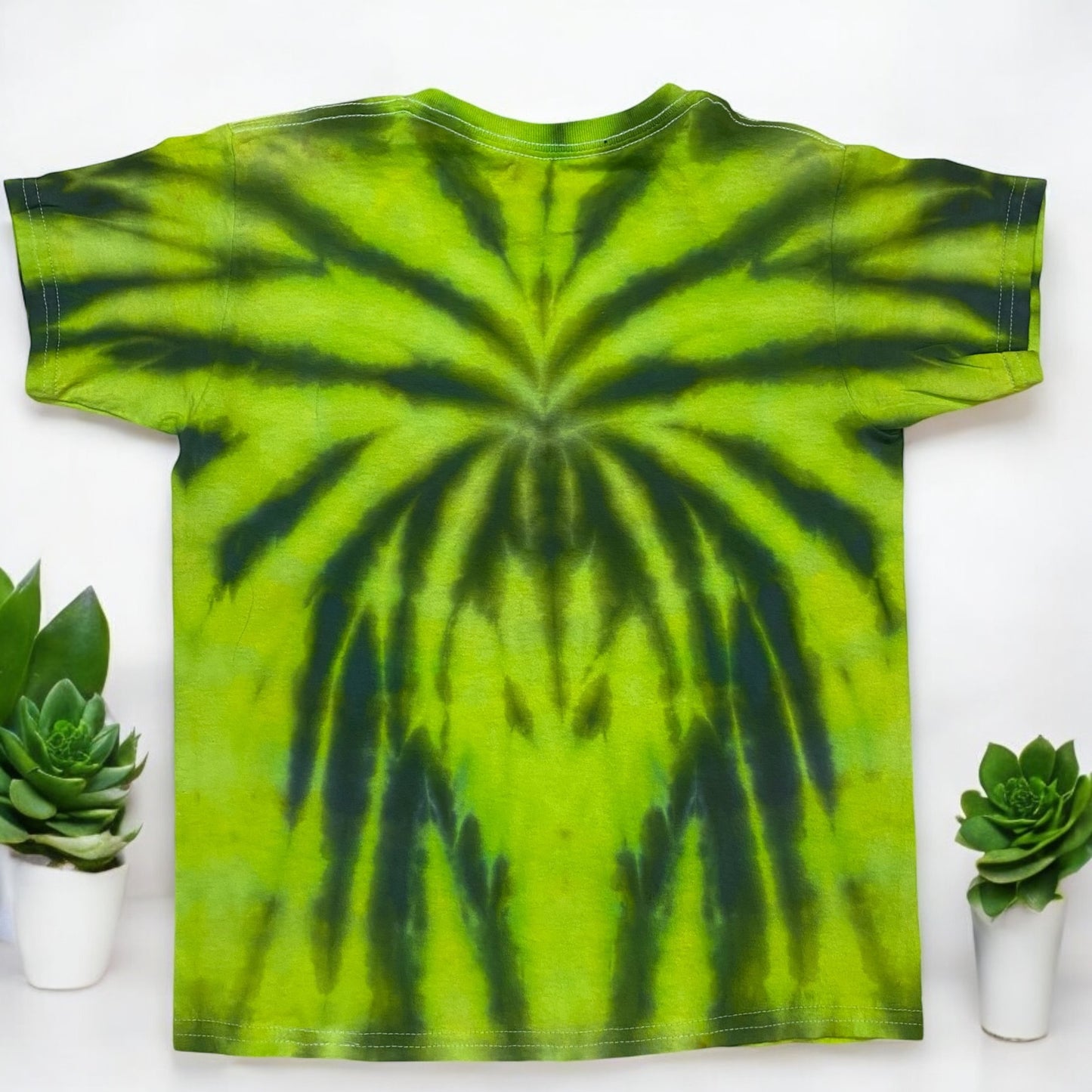Spider Design Youth Small Neon Green