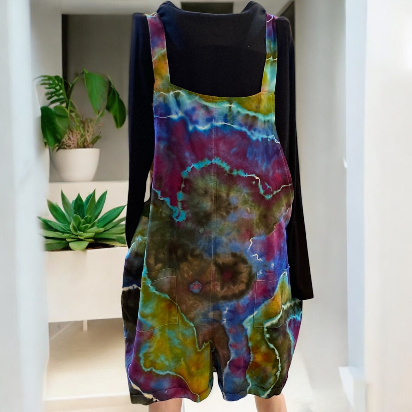 Geode Design Women's XL Short Overall Bibs
