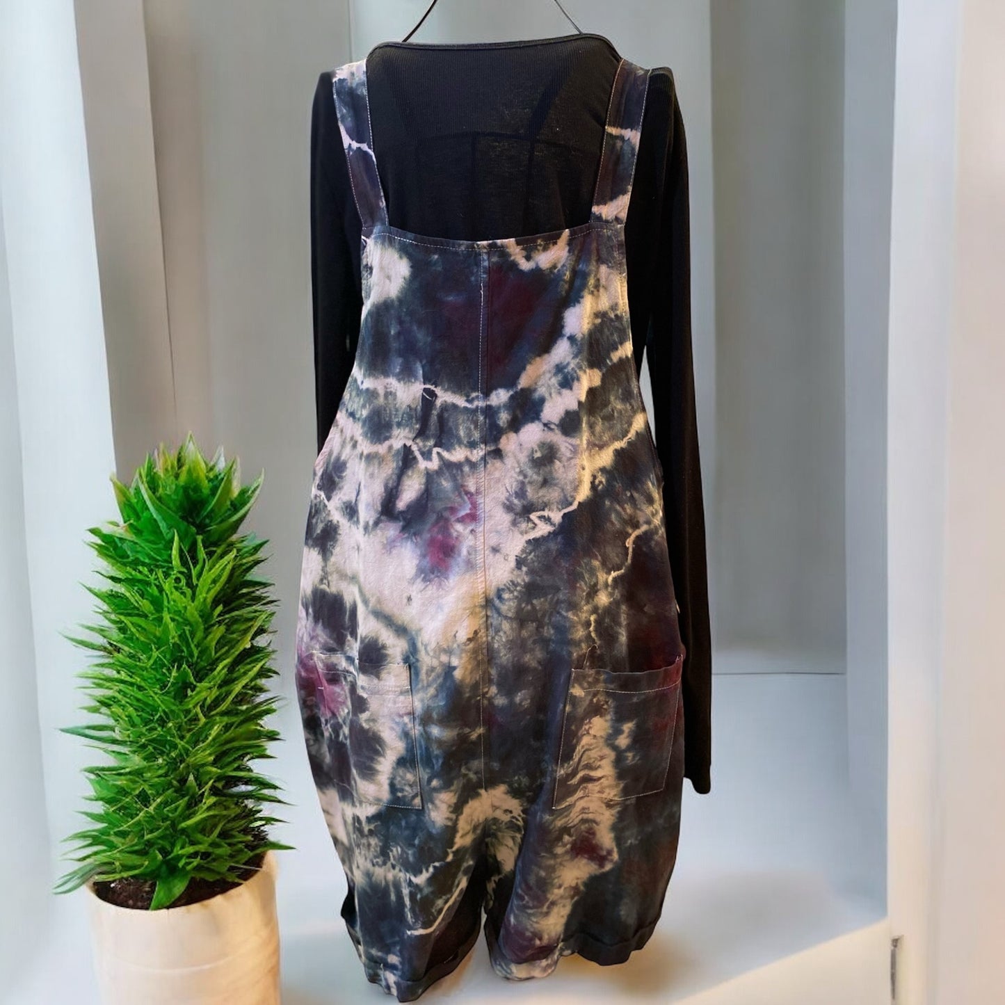 Geode Design Women's Large Short Overall Bibs