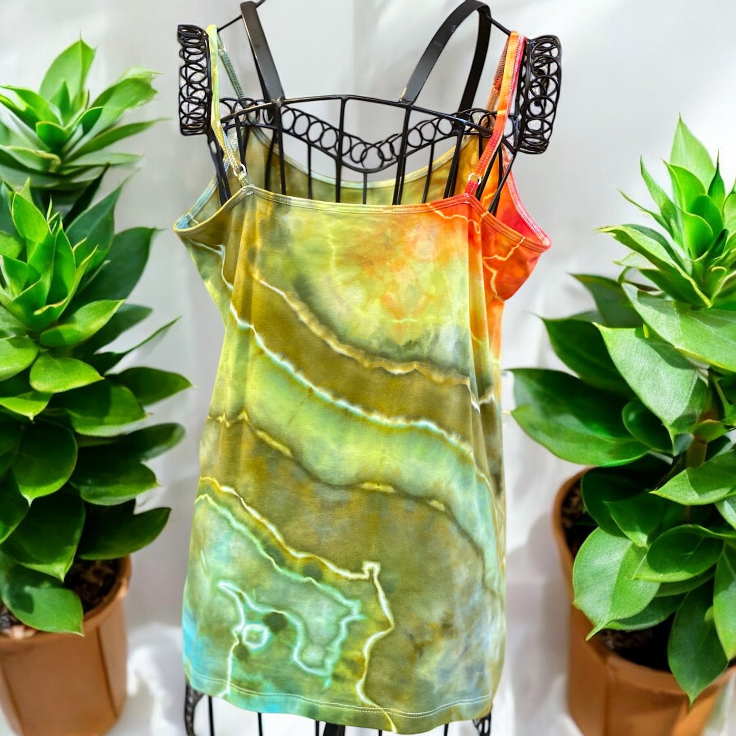 Geode Design Women's XXL Spaghetti Strap Tank Top