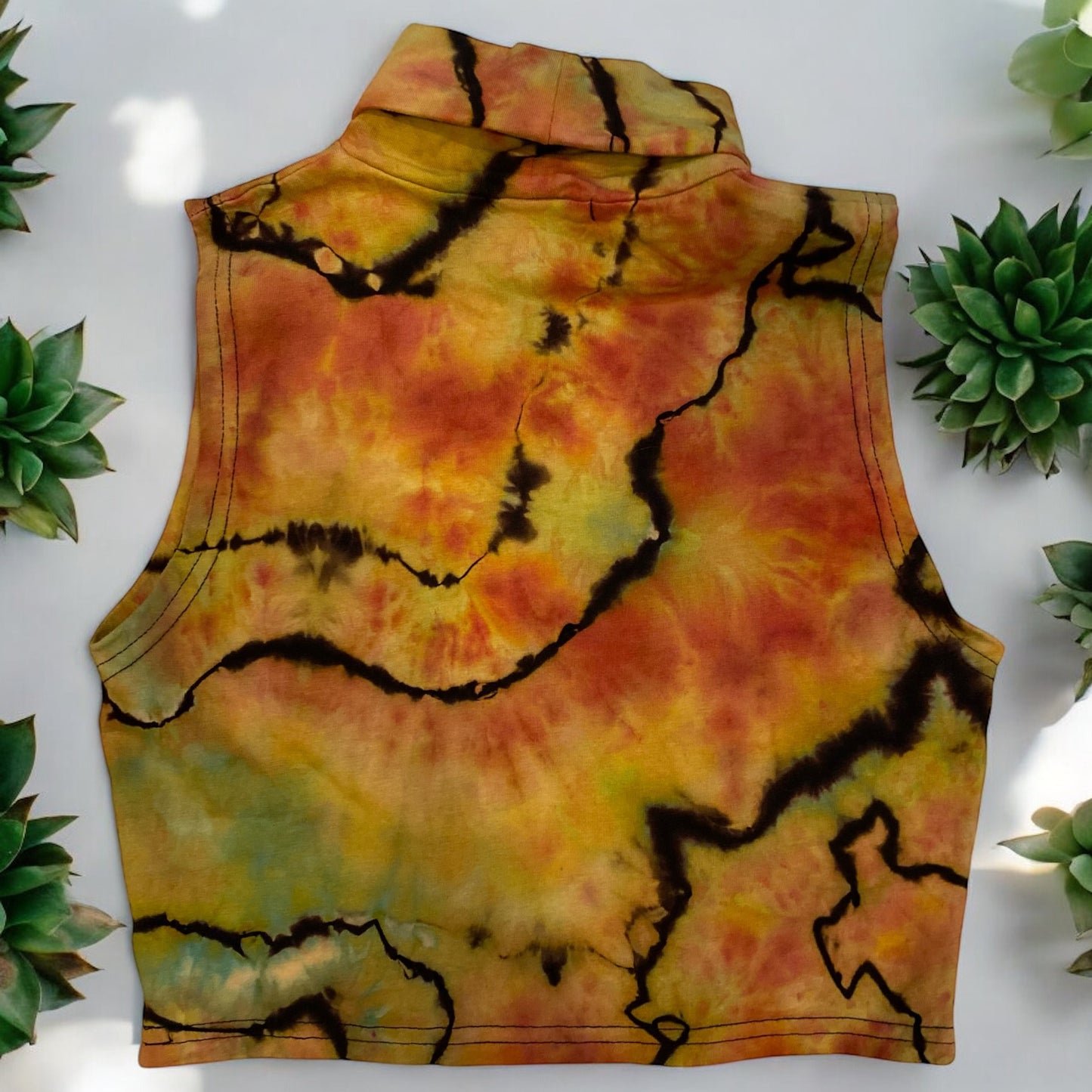 Reverse Geode Design Mock Crop Top Size 6 (S)