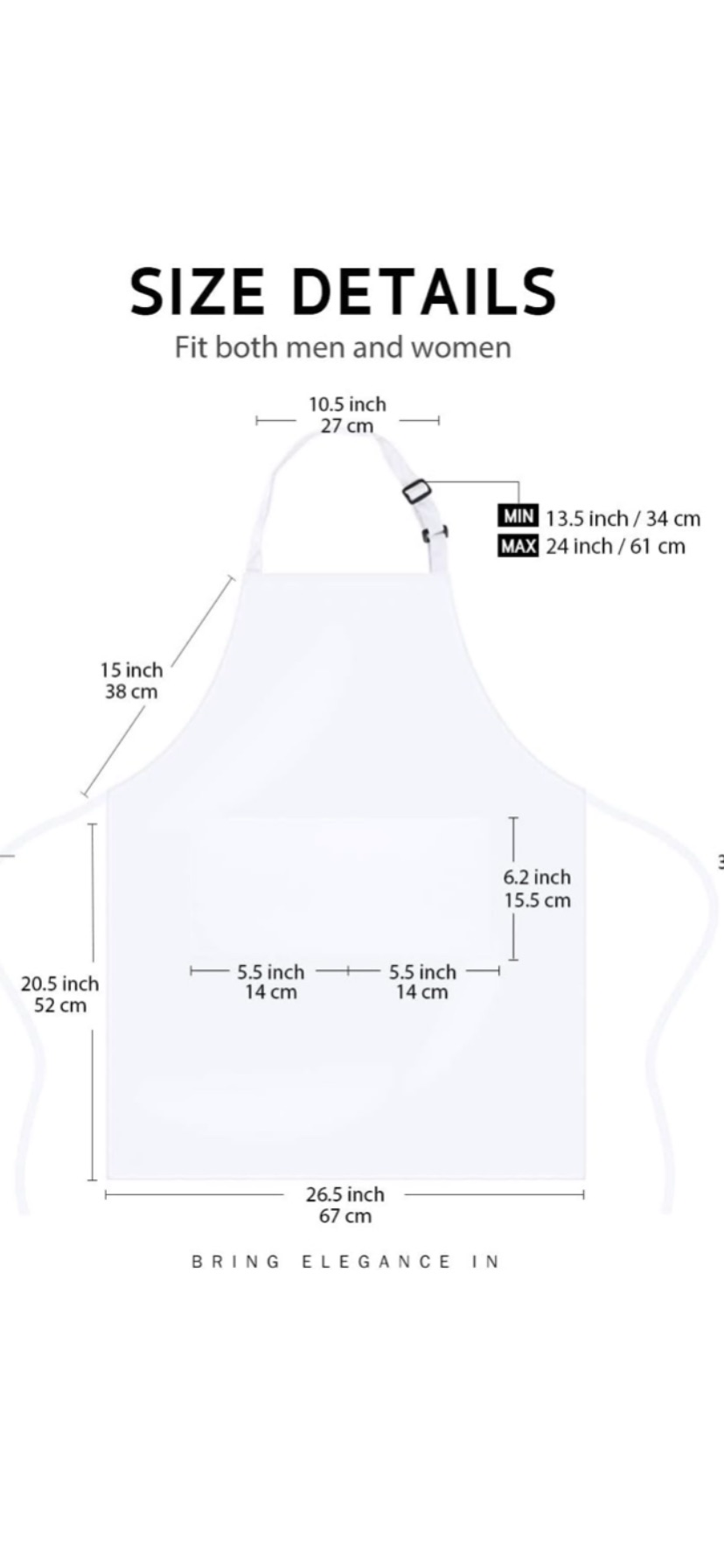 Flower/Snowflake Designed Apron
