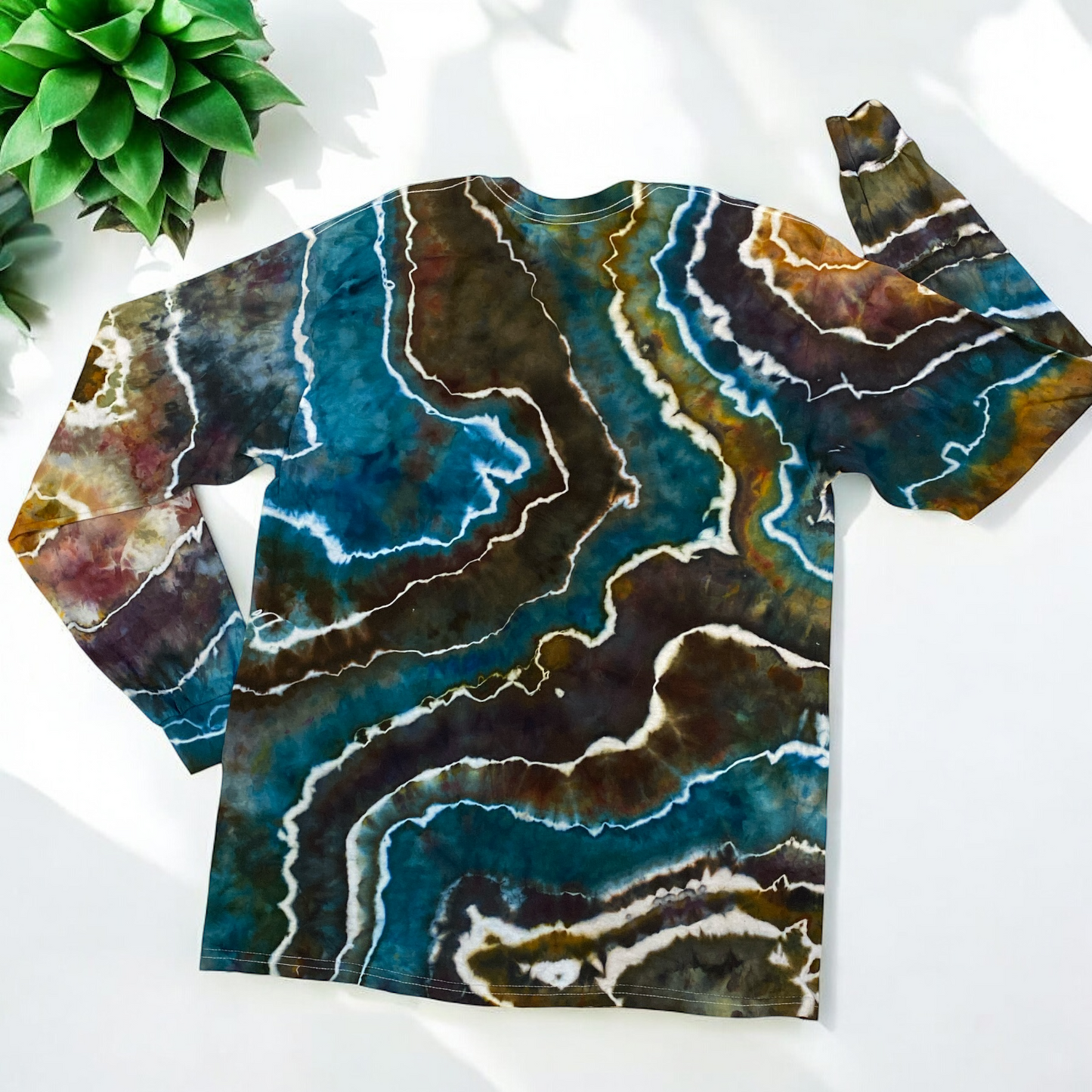 Geode Design Unisex Large Heavy Cotton Long sleeve T Shirt