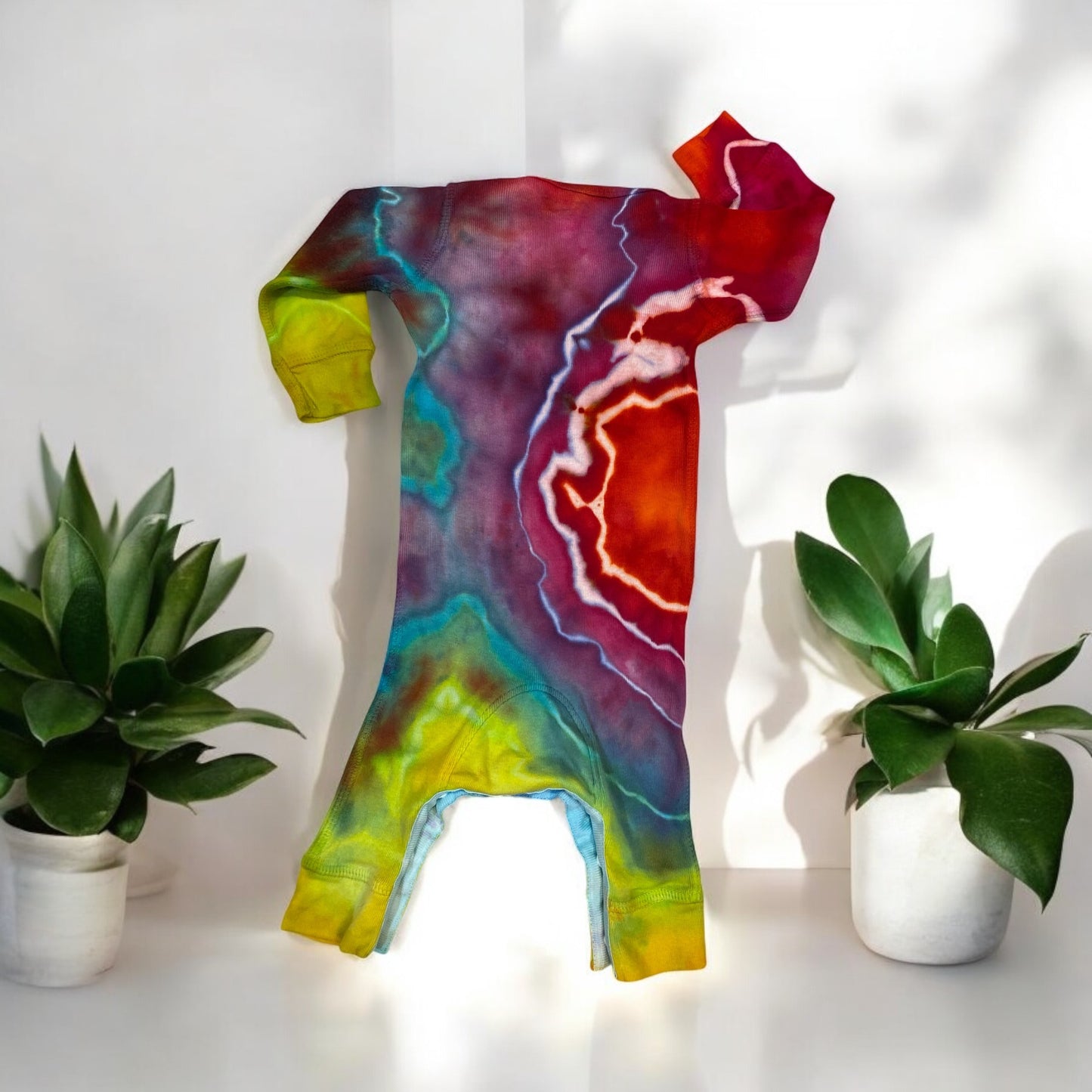 Rainbow Geode Design Infant Body Suit