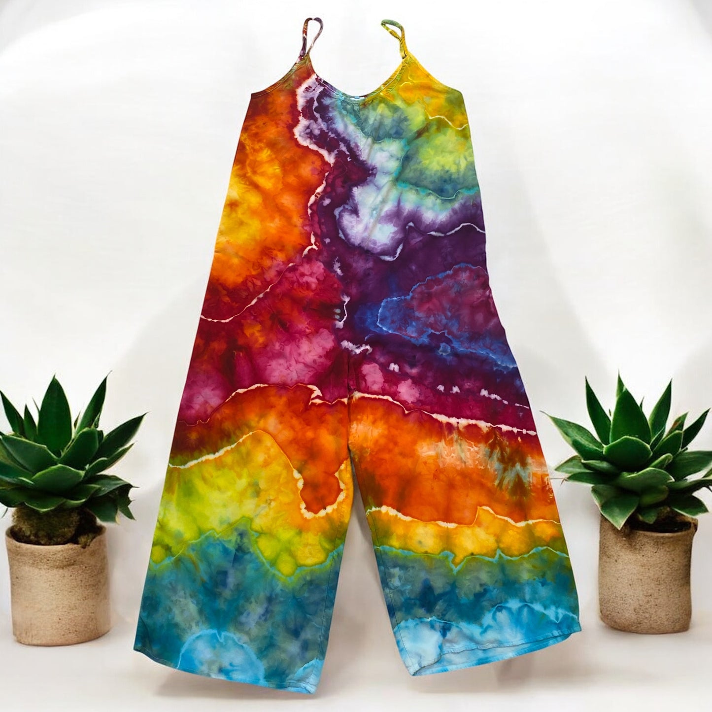 Rainbow Geode Design Women's Rayon Jumper XL