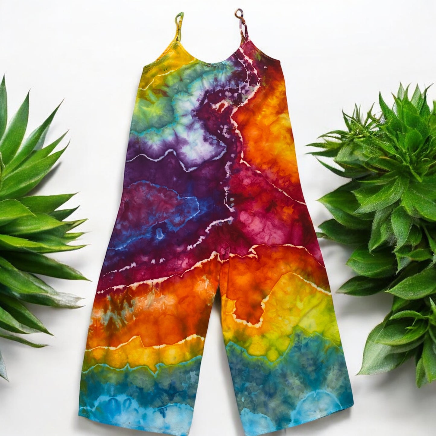 Rainbow Geode Design Women's Rayon Jumper XL