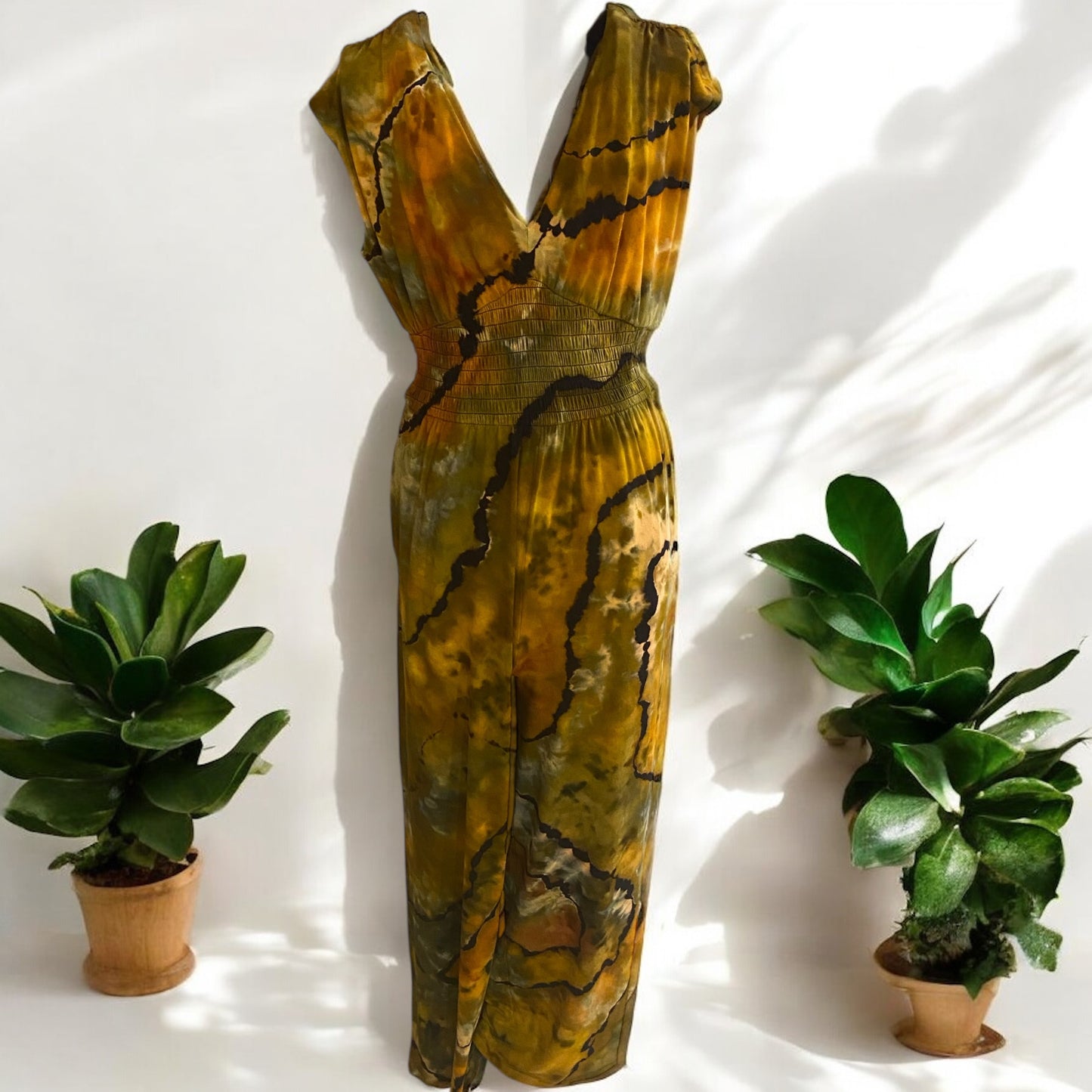 Reverse Geode Design Women's Small Tall Waist Defined Jumpsuit