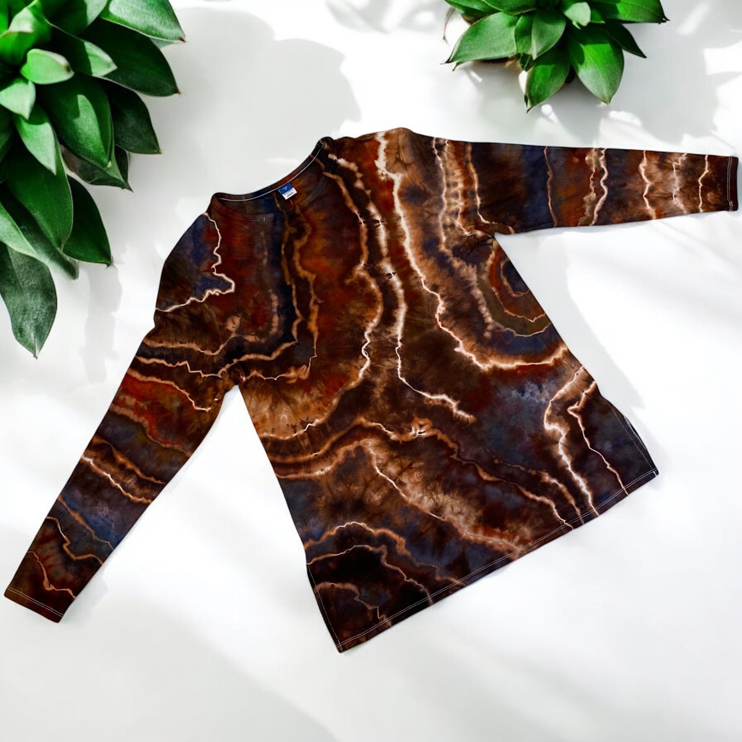 Women's Geode Design Luxe Tunic T-Shirt Medium