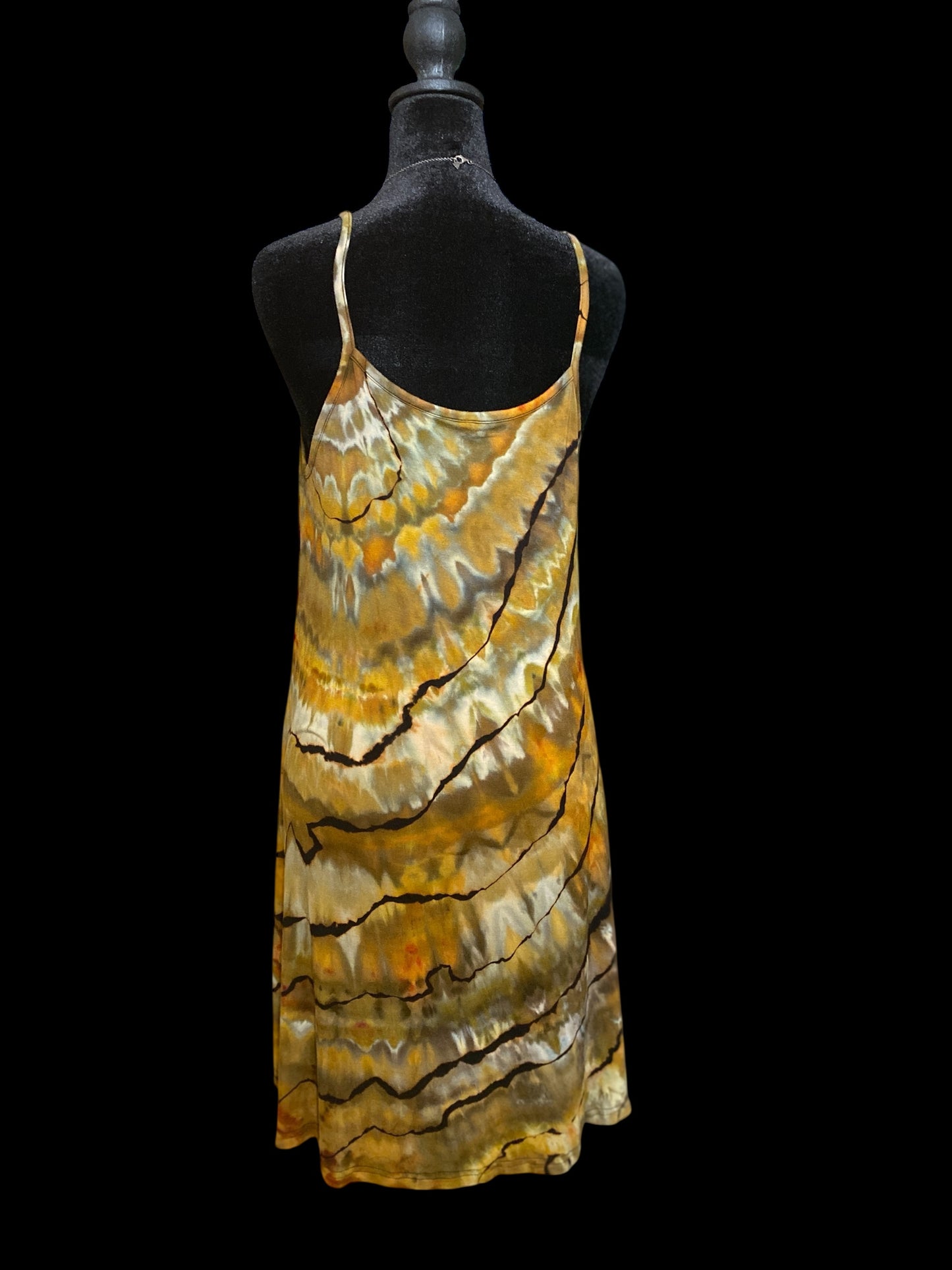 Reverse Earthy Sundress with Pockets Size Medium