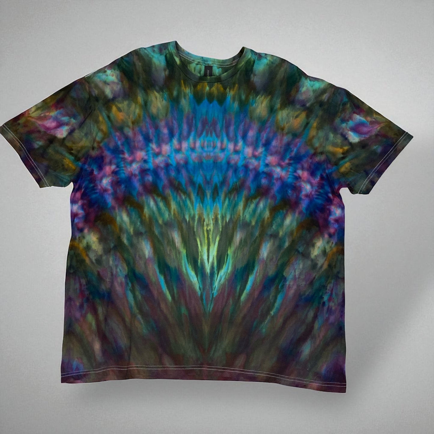Psychedelic Roll Design Gildan Soft Style T-Shirt Unisex Size 3 XL