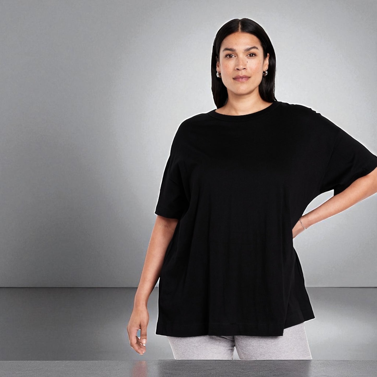 Reverse Geode Design Women's Old Navy Oversized Tunic T-Shirt Size XL