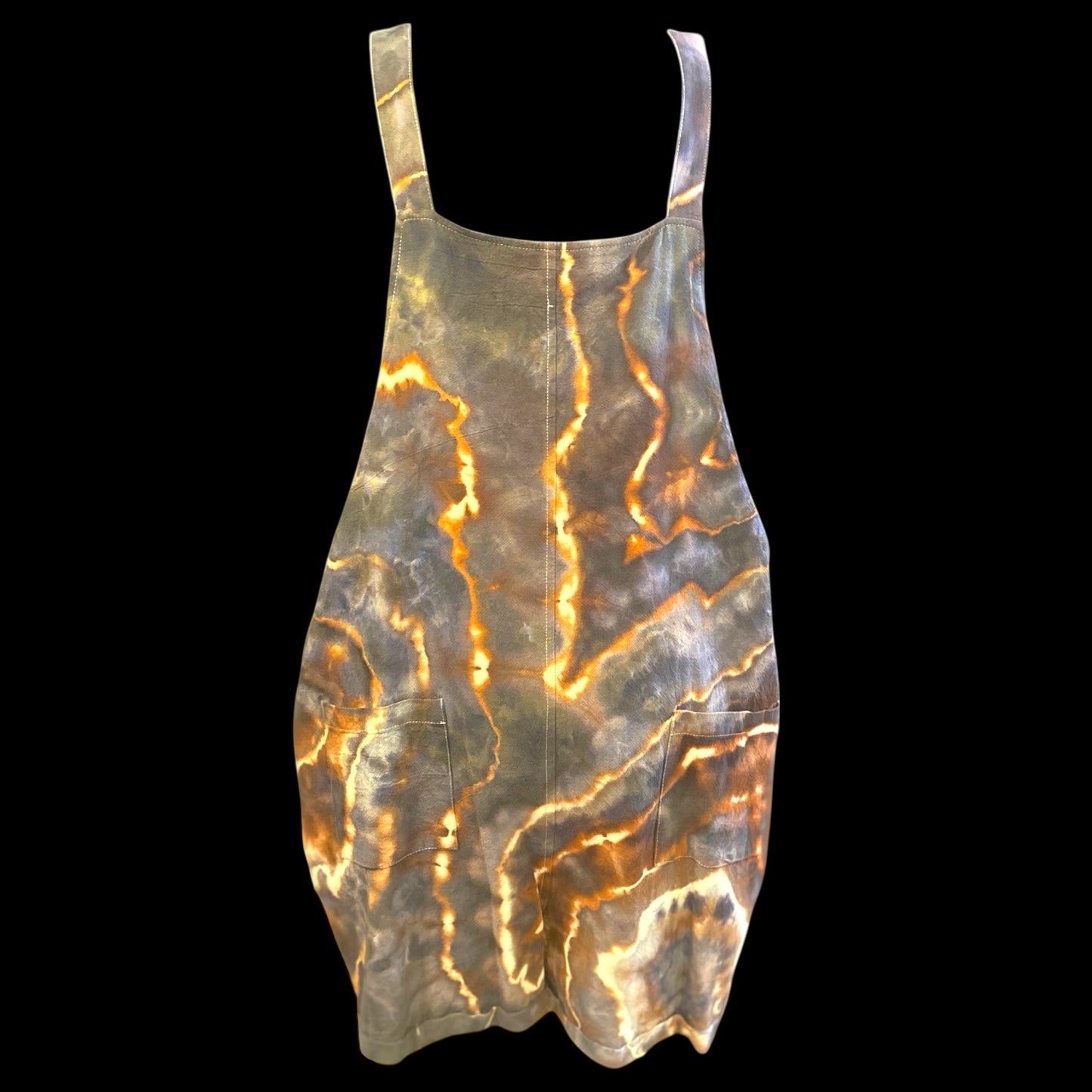 Geode Design Short Over All Bib Romper Size XL