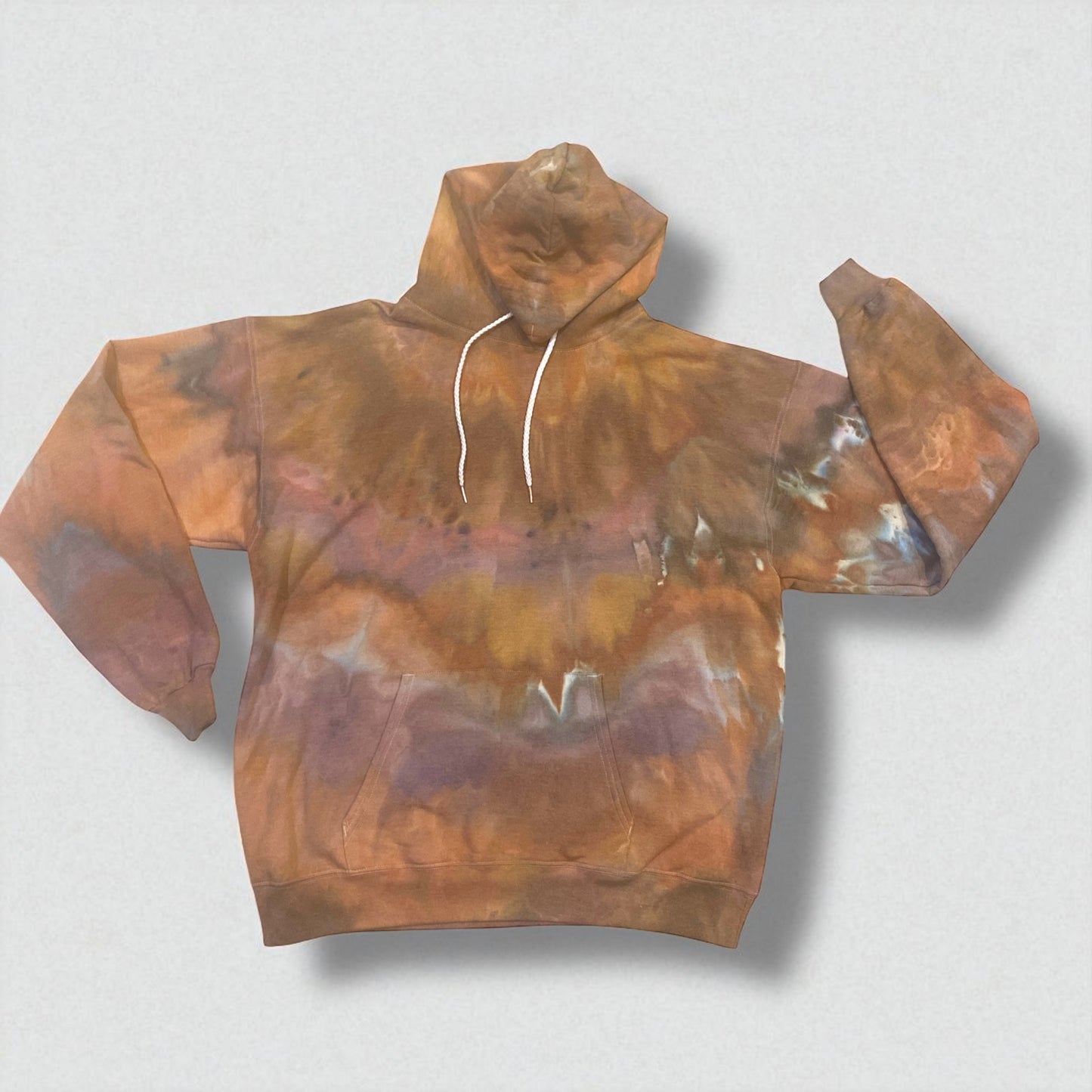 Earthy Geode Design Unisex Size Large Hoodie