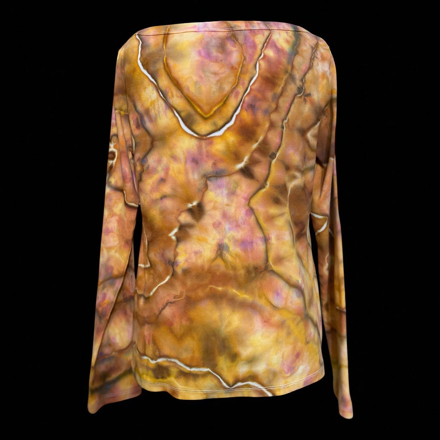 Geode Design Fall Inspired Banana Republic Boat Neck Size Medium Long Sleeve Shirt