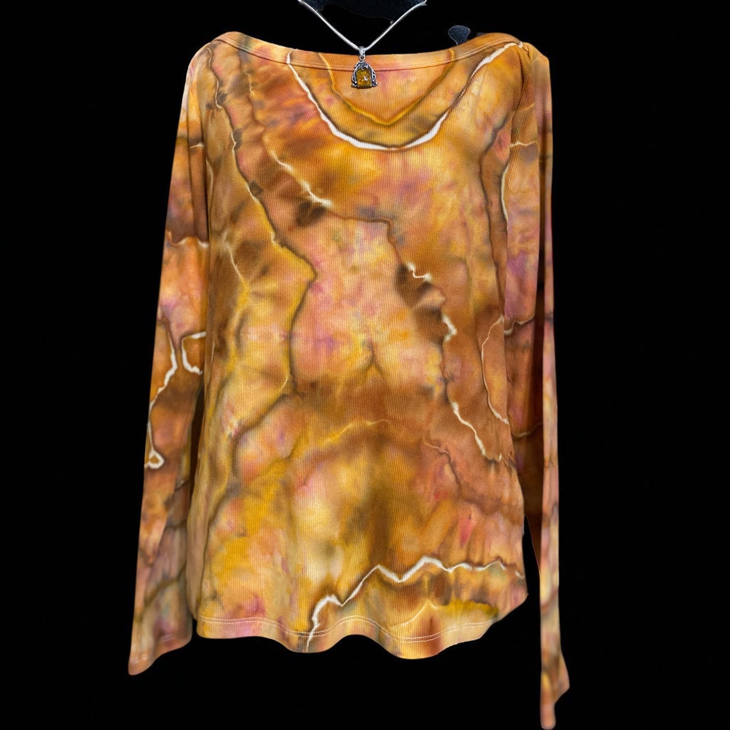 Geode Design Fall Inspired Banana Republic Boat Neck Size Medium Long Sleeve Shirt