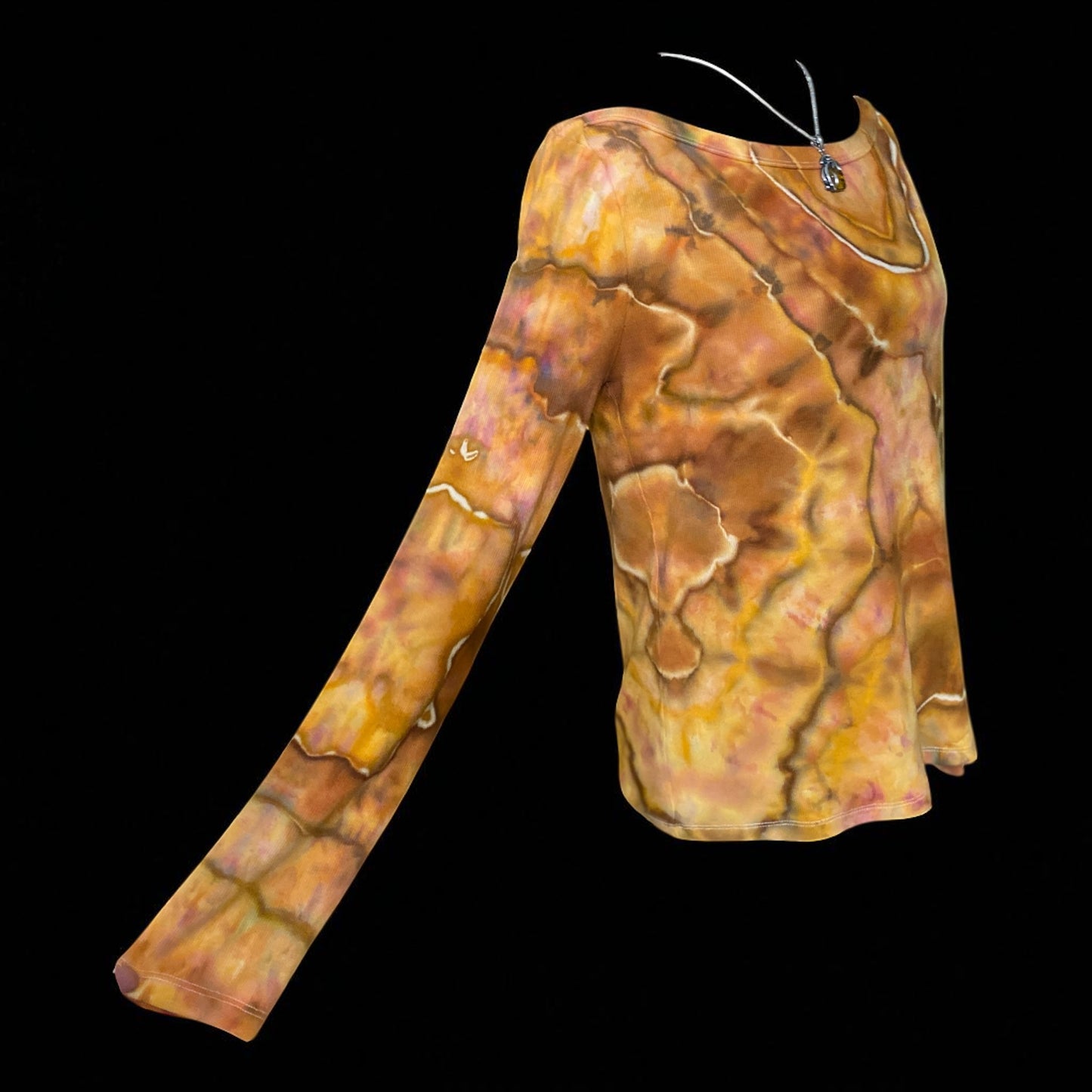 Geode Design Fall Inspired Banana Republic Boat Neck Size Medium Long Sleeve Shirt