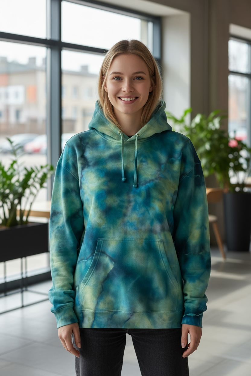 Geode Design Unisex Cozy Hoodie Size Large