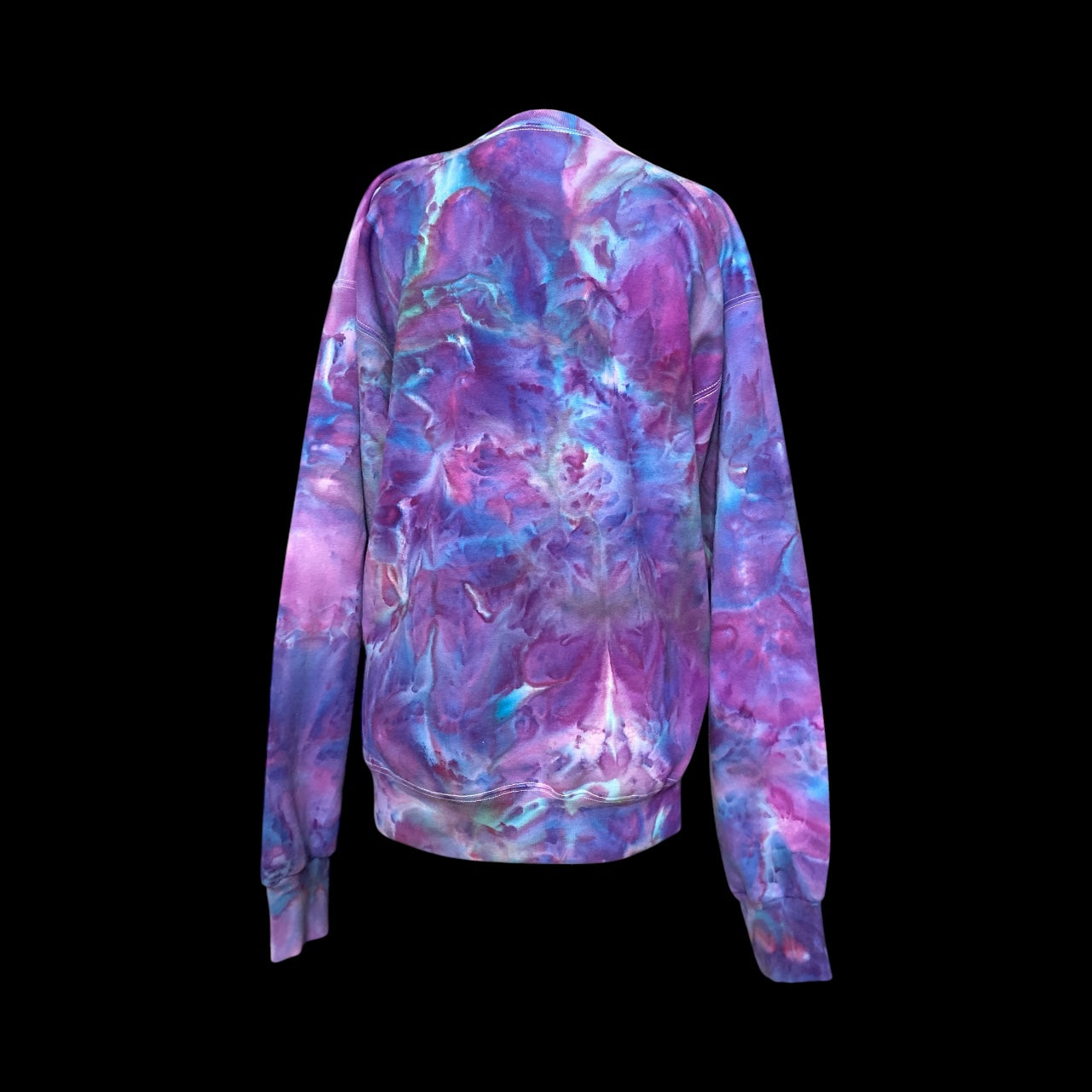 Unisex Crewneck Sweatshirt in a Tall Scrunch Design Size Small