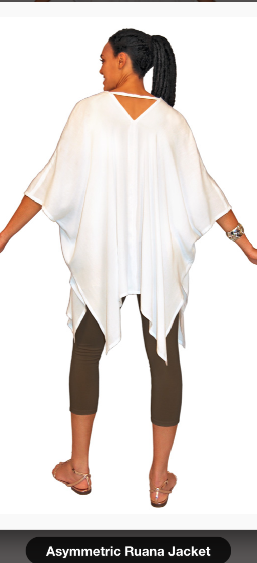 Geode Design Women's Asymmetric Ruana Jacket