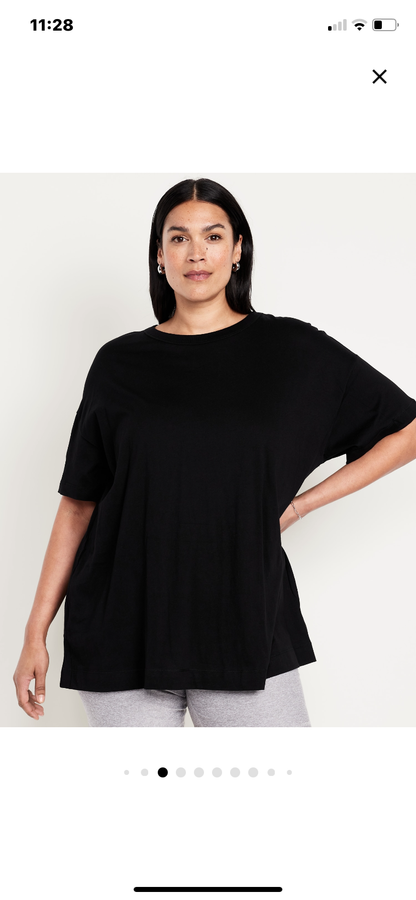 Reverse Geode Design Old Navy Oversized Tunic Style T-Shirt Size Medium