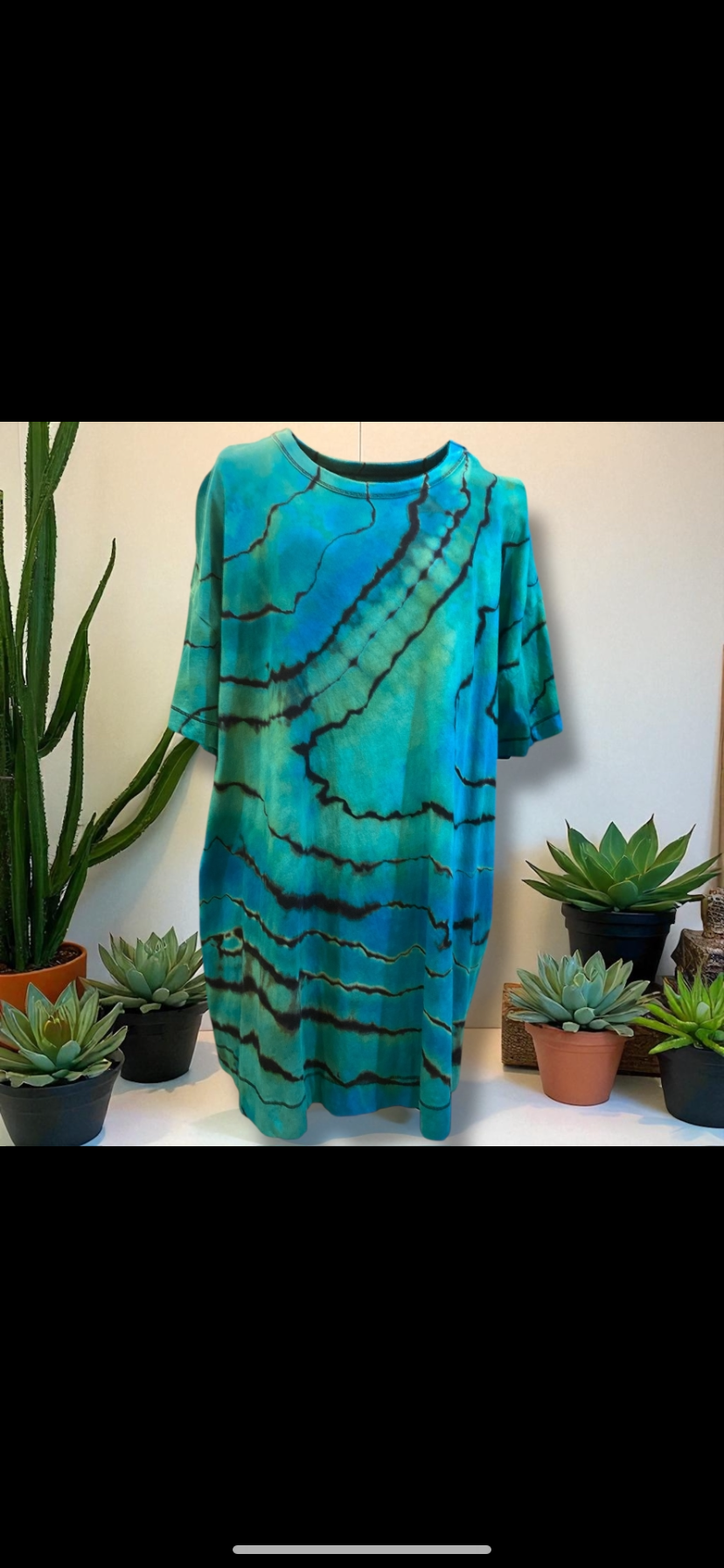 Reverse Geode Designed Old Navy Oversized Tunic Style T-Shirt Size Large
