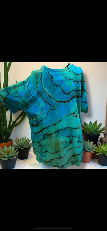 Reverse Geode Designed Old Navy Oversized Tunic Style T-Shirt Size Large