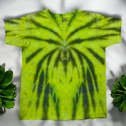 Spider Design Youth Small Neon Green