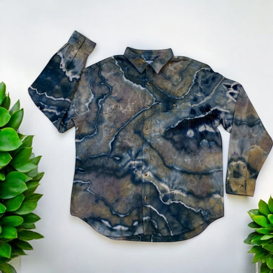 Geode Style Men's Old Navy Flannel Pocket Shirt XL