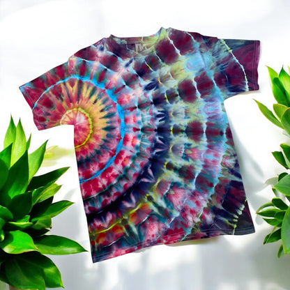 Rainbow Side Fan Fold Extra Large Youth Tee
