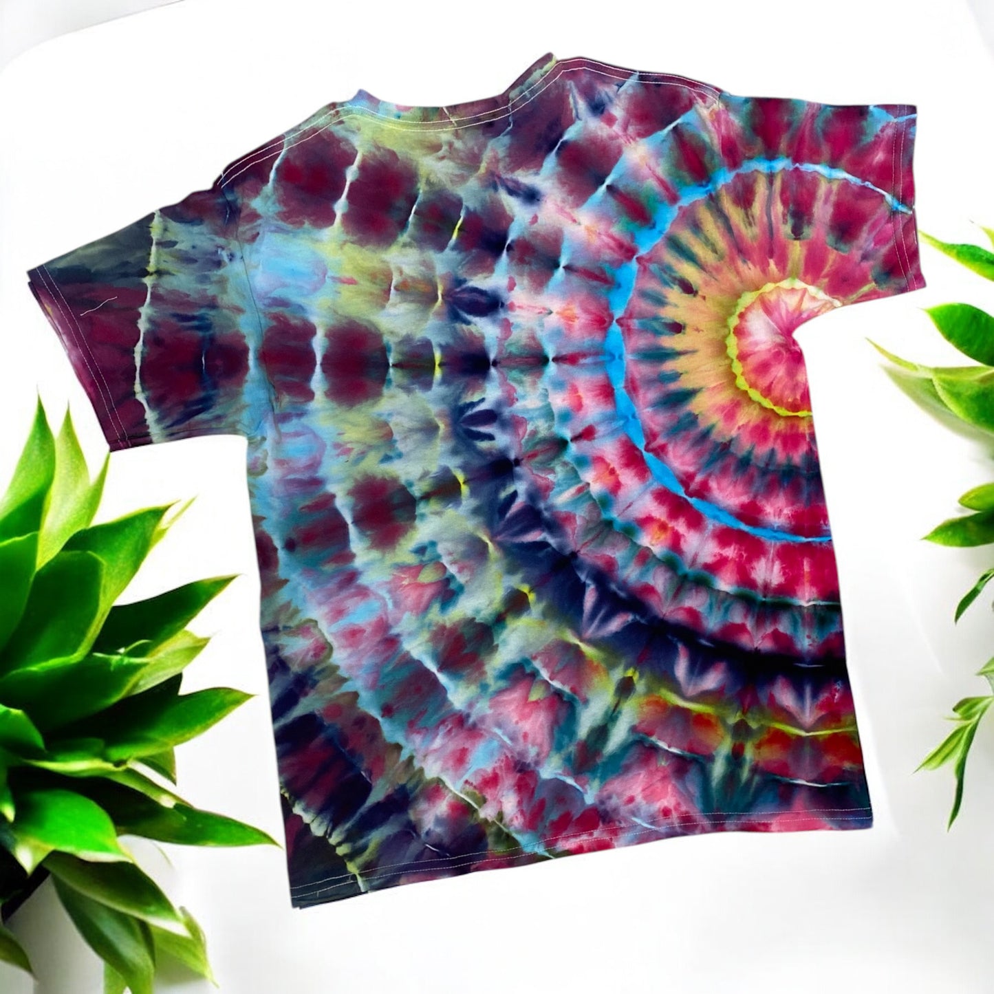 Rainbow Side Fan Fold Extra Large Youth Tee