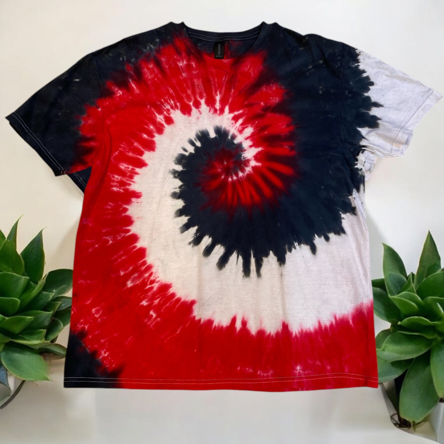 Liquid dyed~Portland Trailblazer Inspired~Spiral Design ~Unisex XL T-Shirt