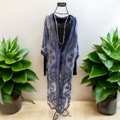 Lace Crochet Kimono Women's Cover Up Cardigan Kaftan