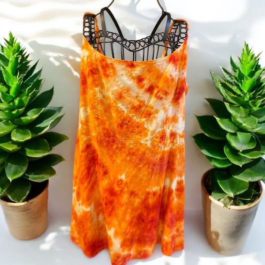 Feather Design Women's 3XL Old Navy's Fit and Flare Cami Mini Dress