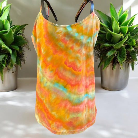 Feather Design Women's XXL Spaghetti Strap Tank Top