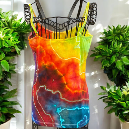 Rainbow Geode Design Women's XL Tank Top