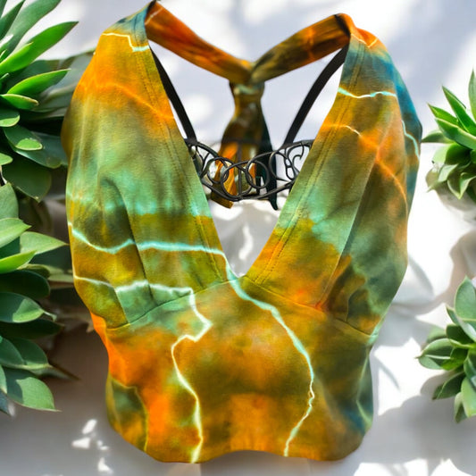 Geode Design 70's Custom Halter Top