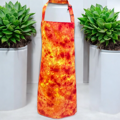 Ice Dyed "Fire Inspired" Apron