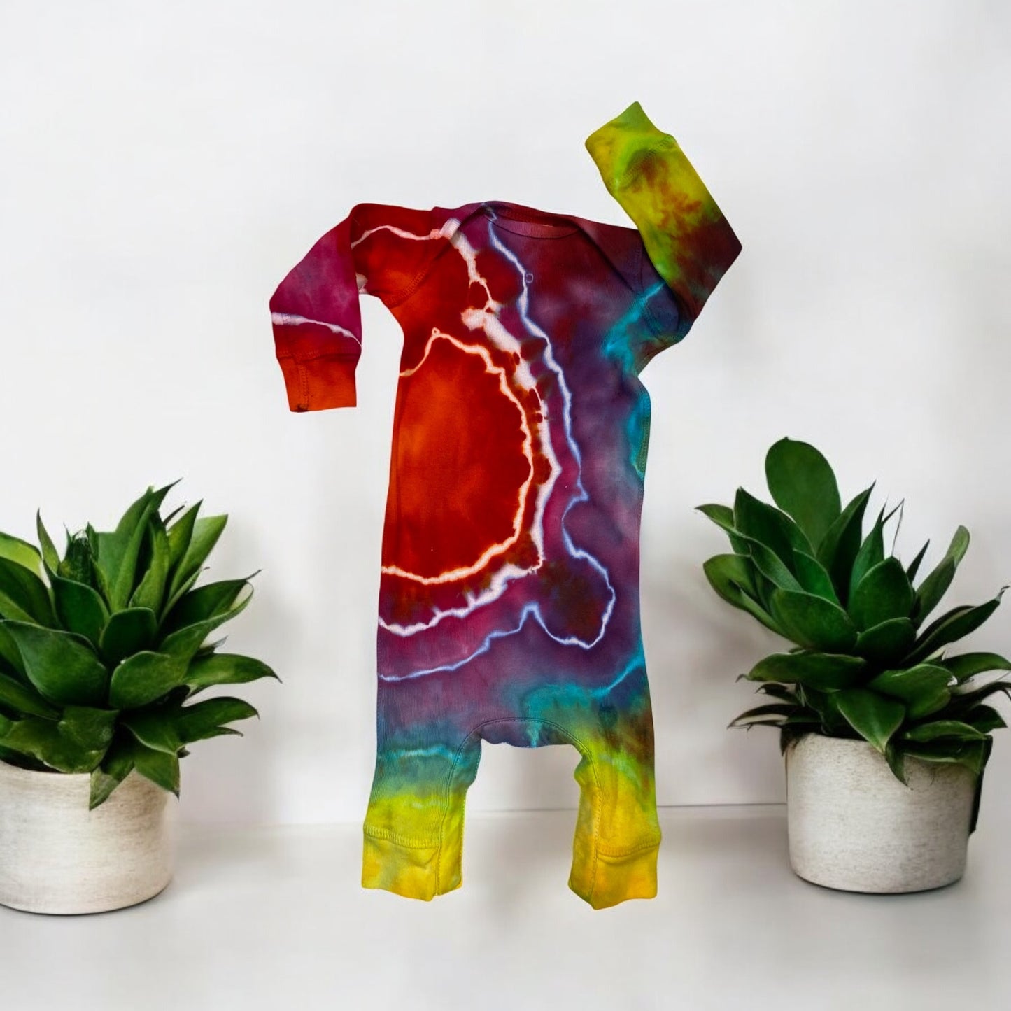 Rainbow Geode Design Infant Body Suit