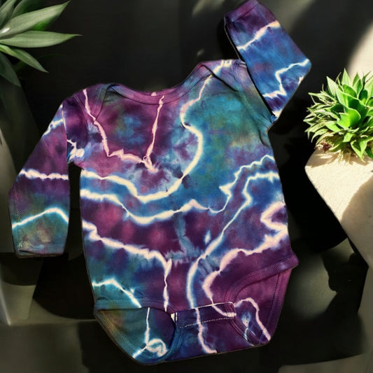 Geode Design Toddler Long Sleeve Onesie (18 months)