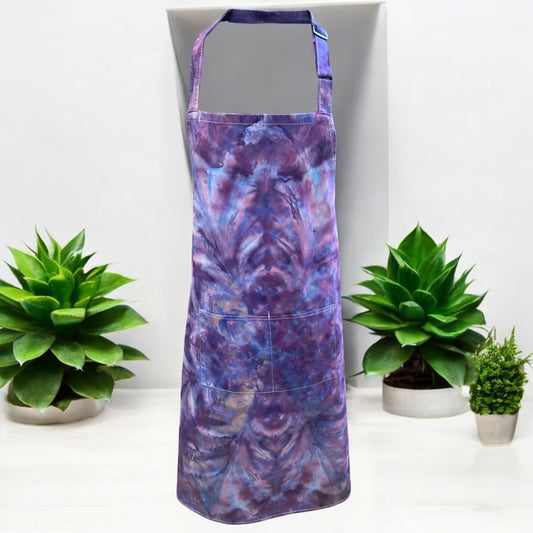 Star Flower Design Apron with Adjustable Straps