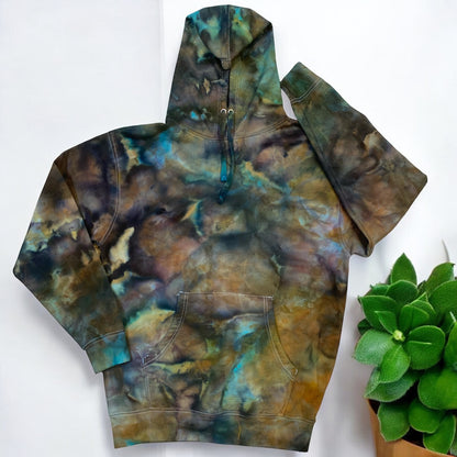Loose Geode Design Unisex Large Hoodie Sweatshirt