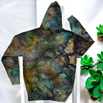 Loose Geode Design Unisex Large Hoodie Sweatshirt