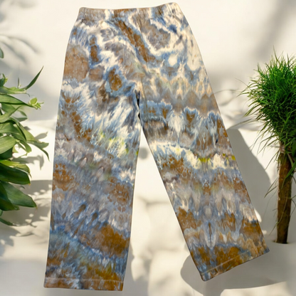 Earthy Feather Design Women's Medium Gap Linen Blend Pull On Pants