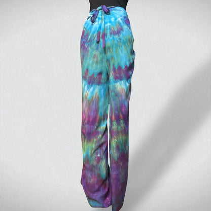 Mindbender Feather Design Plus Size Wrap Around Pants