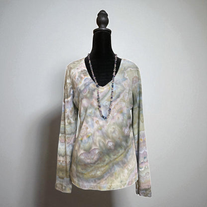 Soft Twist Design Banana Republic V Neck Long Sleeve Size Medium