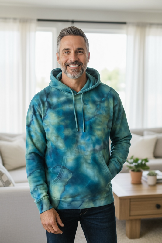 Geode Design Unisex Cozy Hoodie Size Large