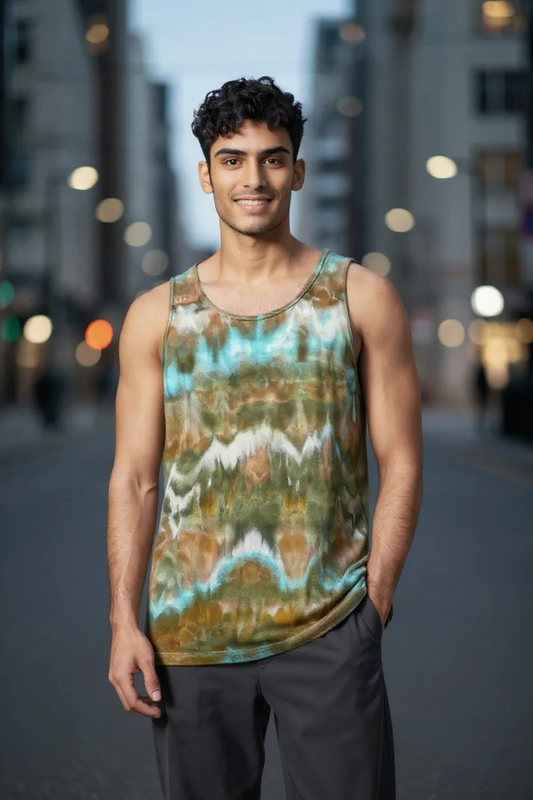 Feather Design Unisex Tank Size Large
