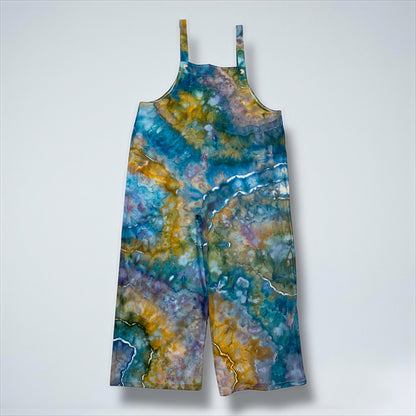 Loose Geode Design Women's Linen Overall Bibs Size XL